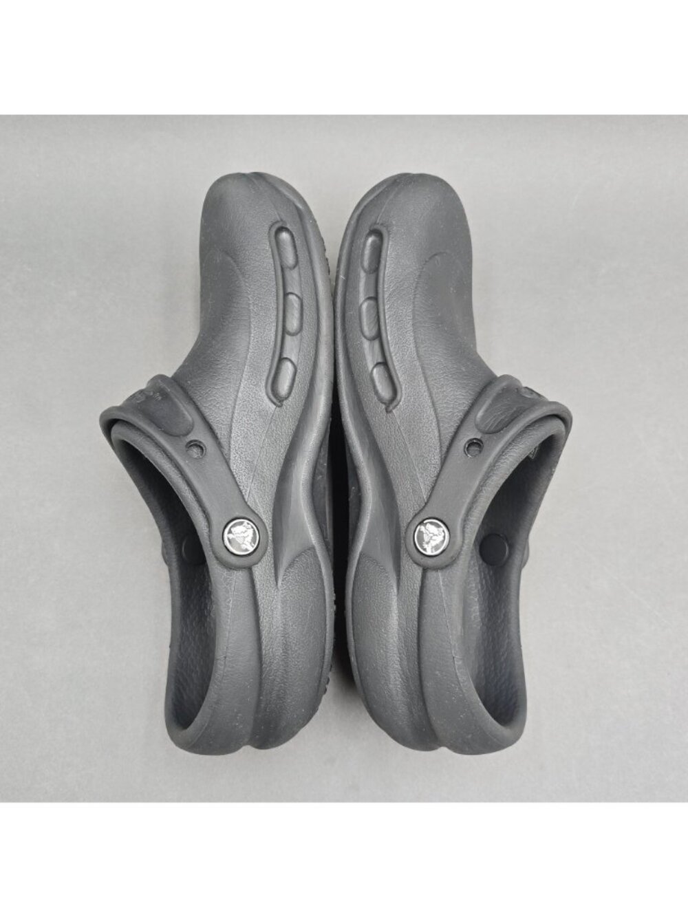 Crocs Bistro Work Clogs Black Slip Resistant Unisex Professional Size M6 W8 - Picture 5 of 7